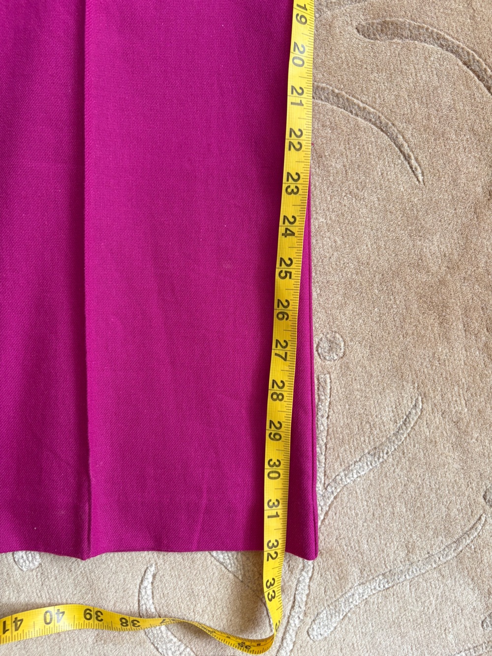 NWT LOFT Flare, Boot-Cut Pants, Pintuck Front, Cotton Linen, Pink, SZ 14, 32” IS - Picture 11 of 11